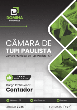 Contador Câmara Tupi Paulista SP | Apostila 2026