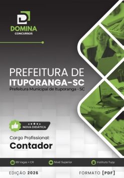 Contador Ituporanga SC | Apostila 2026