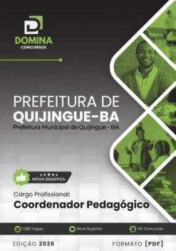 Coordenador Pedagógico Quijingue BA | Apostila 2026