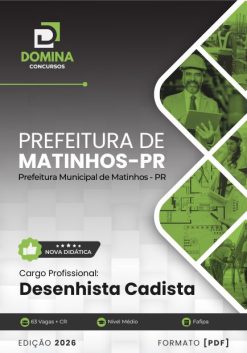 Desenhista Cadista Matinhos PR | Apostila 2026
