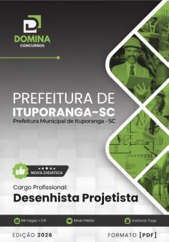 Desenhista Projetista Ituporanga SC | Apostila 2026