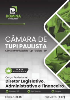 Diretor Legislativo Câmara Tupi Paulista SP | Apostila 2026