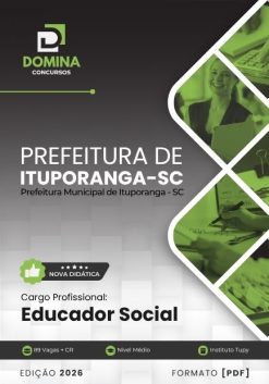 Educador Social Ituporanga SC | Apostila 2026