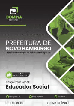 Educador Social Novo Hamburgo RS | Apostila 2026