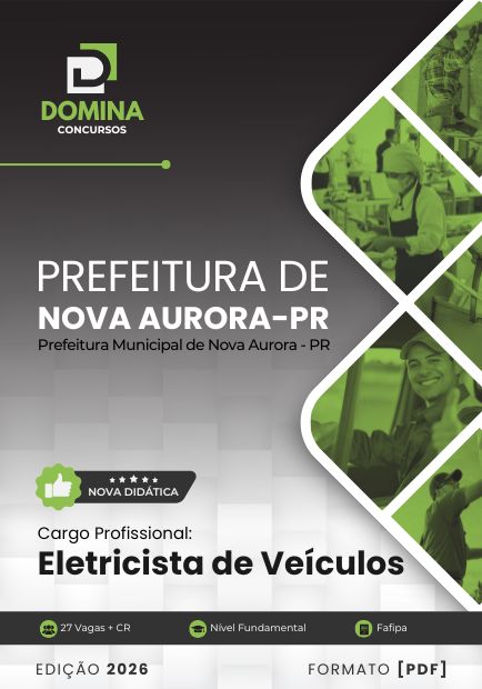Eletricista de Veículos Nova Aurora PR | Apostila 2026 1 Eletricista de Veículos Nova Aurora PR | Apostila 2026