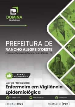 Enfermeiro em Vigilância Epidemiológica Rancho Alegre D’Oeste PR | Apostila 2026