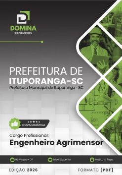 Engenheiro Agrimensor Ituporanga SC | Apostila 2026