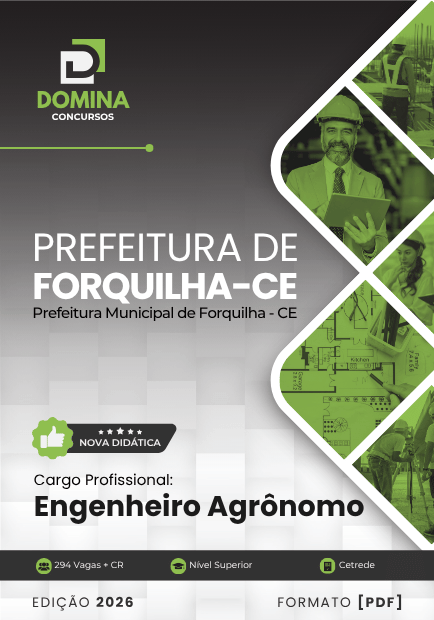 Engenheiro Agrônomo Forquilha CE | Apostila 2026 1 Engenheiro Agrônomo Forquilha CE | Apostila 2026