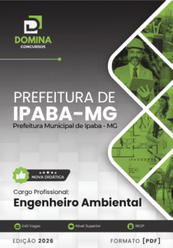 Engenheiro Ambiental Ipaba MG | Apostila 2026