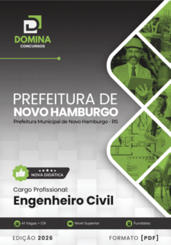 Engenheiro Civil Novo Hamburgo RS | Apostila 2026