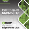 Engenheiro Civil Sarapuí SP | Apostila 2026