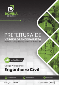 Engenheiro Civil Vargem Grande Paulista SP | Apostila 2026