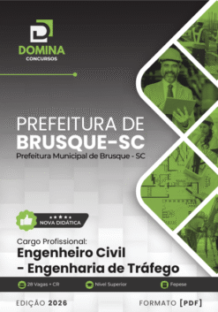 Engenheiro de Tráfego Prefeitura Brusque SC | Apostila 2026