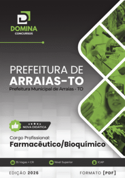 Farmacêutico e Bioquímico Arraias TO | Apostila 2026