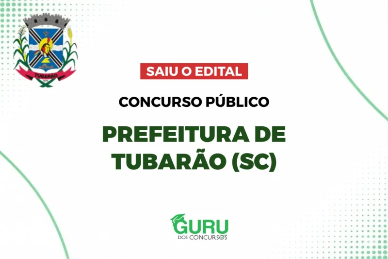 Prefeitura de Tubarão (SC): Vagas na Saúde com Edital Publicado! 1 Prefeitura de Tubarão (SC): Vagas na Saúde com Edital Publicado!