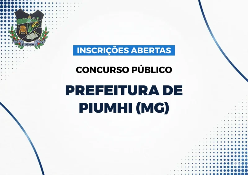 Concurso Guarda Civil Municipal Piumhi (MG): 24 Vagas e Salários de R$ 3.248! 1 Concurso Guarda Civil Municipal Piumhi (MG): 24 Vagas e Salários de R$ 3.248!