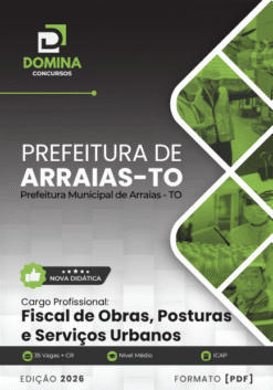 Fiscal de Obras e Posturas Arraias TO | Apostila 2026