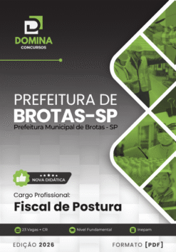 Fiscal de Postura Brotas SP | Apostila 2026