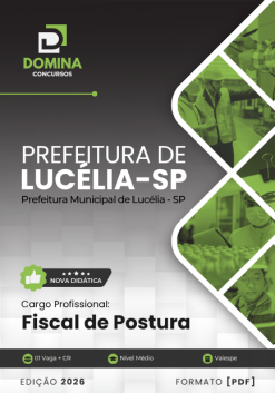 Fiscal de Postura Lucélia SP | Apostila 2026