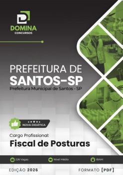 Fiscal de Posturas Santos SP | Apostila 2026