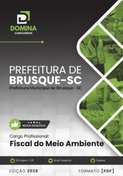 Fiscal do Meio Ambiente Prefeitura Brusque SC | Apostila 2026