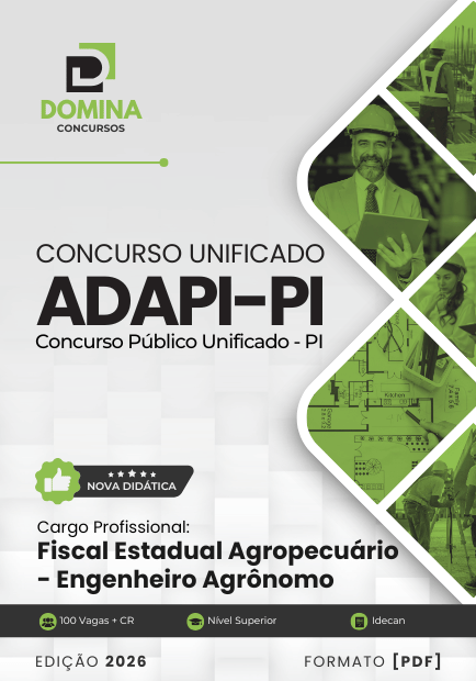 Fiscal Estadual Agropecuário Engenheiro Agrônomo ADAPI | Apostila 2026 1 Fiscal Estadual Agropecuário Engenheiro Agrônomo ADAPI | Apostila 2026