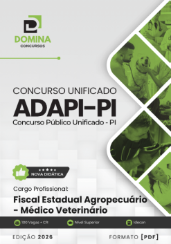 Fiscal Estadual Agropecuário Médico Veterinário ADAPI | Apostila 2026