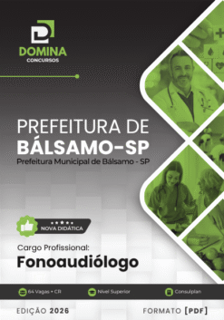 Fonoaudiólogo Bálsamo SP | Apostila 2026
