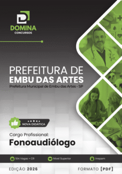 Fonoaudiólogo Embu das Artes SP | Apostila 2026