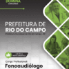 Fonoaudiólogo Rio do Campo SC | Apostila 2026