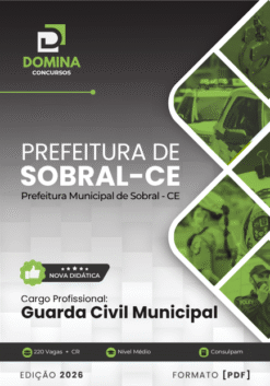 Guarda Civil Municipal Sobral CE | Apostila 2026