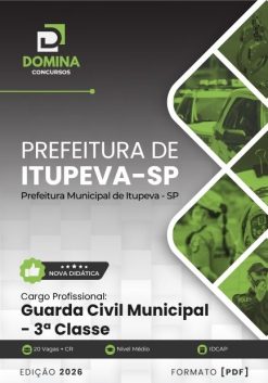 Guarda Municipal Itupeva SP | Apostila 2026