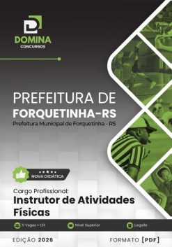 Instrutor de Atividades Físicas Forquetinha RS | Apostila 2026