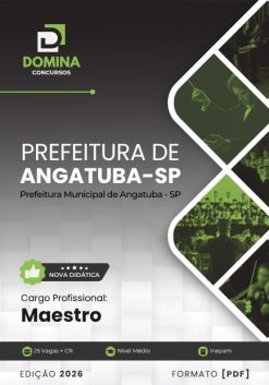 Maestro Angatuba SP | Apostila 2026