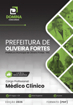 Médico Clínico Oliveira Fortes MG | Apostila 2026