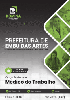 Médico do Trabalho Embu das Artes SP | Apostila 2026
