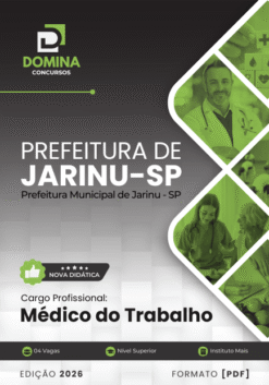 Médico do Trabalho Jarinu SP | Apostila 2026