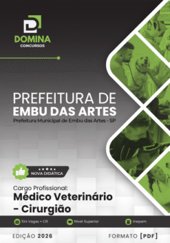 Médico Veterinário Embu das Artes SP | Apostila 2026
