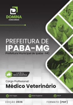 Médico Veterinário Ipaba MG | Apostila 2026