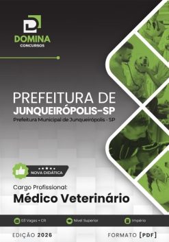 Médico Veterinário Junqueirópolis SP | Apostila 2026