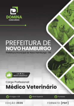 Médico Veterinário Novo Hamburgo RS | Apostila 2026