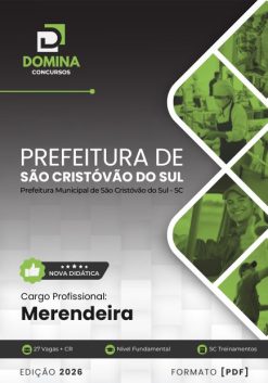 Merendeira São Cristóvão do Sul SC | Apostila 2026