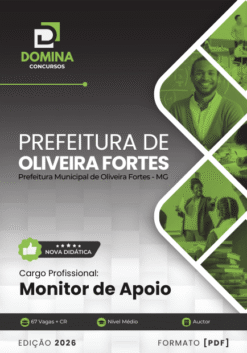 Monitor de Apoio Oliveira Fortes MG | Apostila 2026