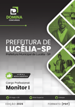 Monitor Lucélia SP | Apostila 2026