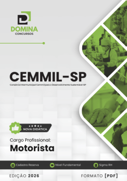 Motorista CEMMIL Mogi Guaçu SP | Apostila 2026