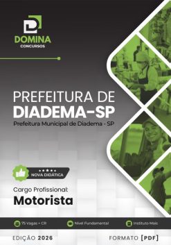 Motorista Diadema SP | Apostila 2026