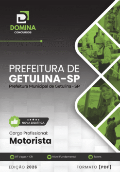 Motorista Getulina SP | Apostila 2026