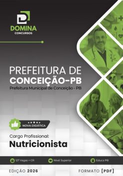 Nutricionista Conceição PB | Apostila 2026