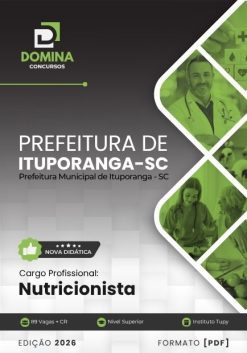Nutricionista Ituporanga SC | Apostila 2026