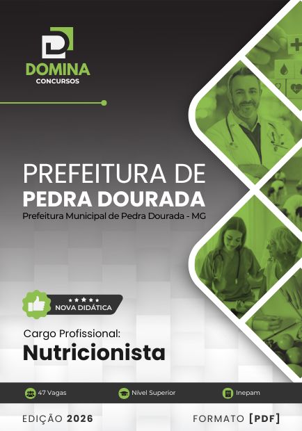 Nutricionista Pedra Dourada MG | Apostila 2026 1 Nutricionista Pedra Dourada MG | Apostila 2026